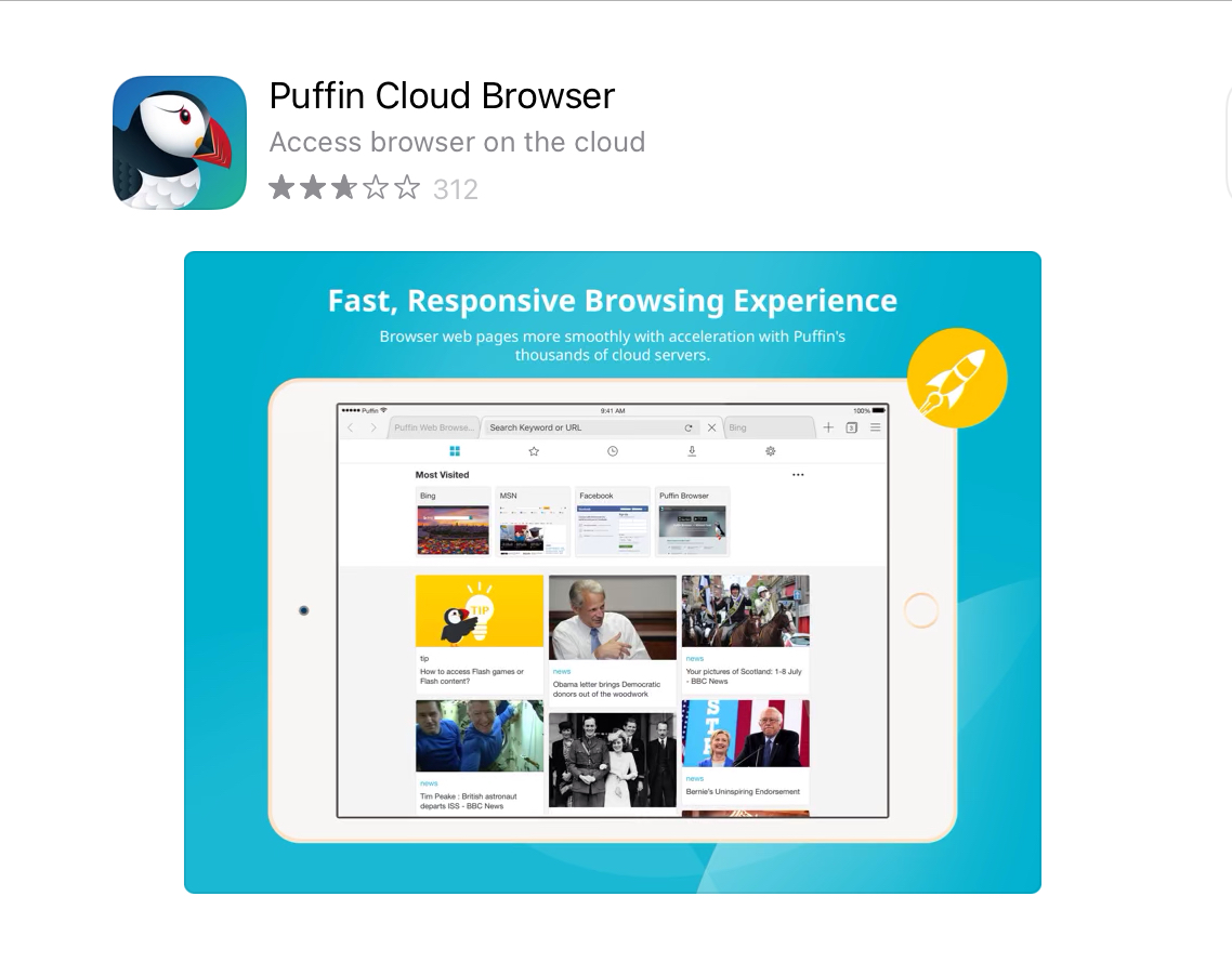 Puffin Browser App Store